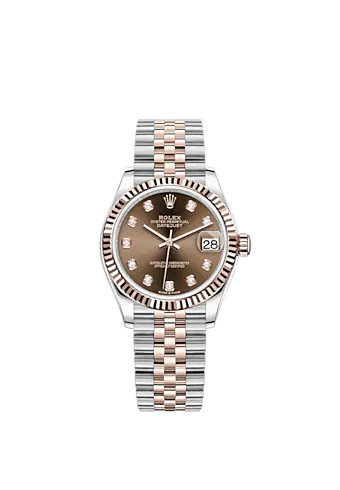 DATEJUST 31 Oyster-31 mm-Oystersteel and Everose gold