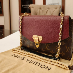 Louis Vuitton Monogram Saint Placide BROWN/BURGANDY bag