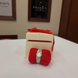 Omega Constellation steel and gold quartz women's watch