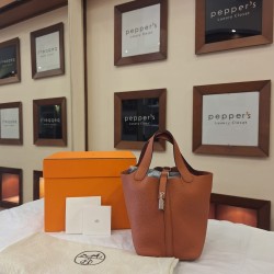 Hermès picotin lock 18 bag in celmence leather FULL INCLUSION