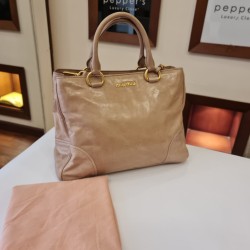 Miu Miu Vitello Shine Tote Bag
