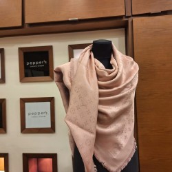 Louis Vuitton Monogram classic shawl in a pink color