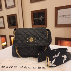 Marc Jacobs Black Quilted Leather Shoulder Bag