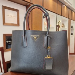 Prada Double Tote bag is crafted