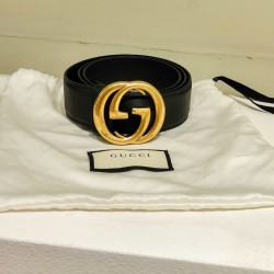 Gucci belt GG Marmont thin black
