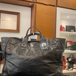 Chanel Glazed Calfskin Classic Flap Bag - Black